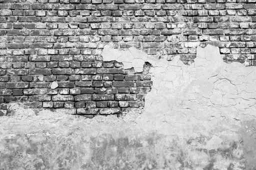 Distressed Gray Brick Wall Effect Wallpaper Mural Distressed Gray Brick Wall Effect Wallpaper Mural