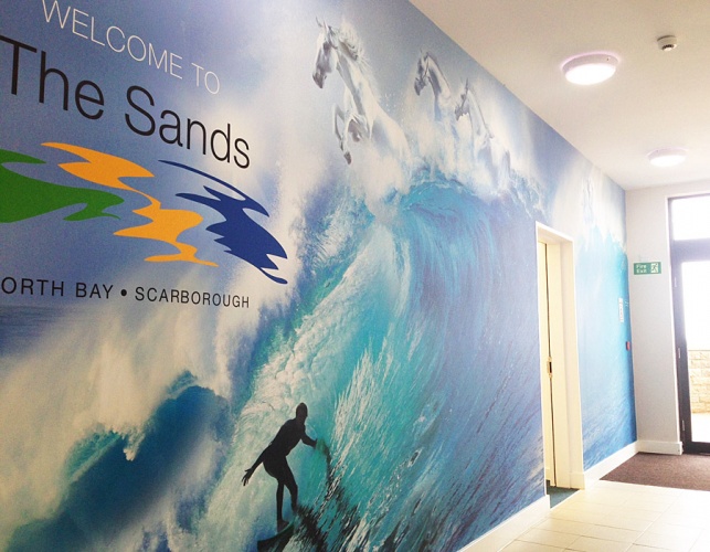 Surfing Wall Mural