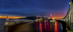 Whitby Harbour Entrance Wallpaper mural