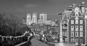 york city walls B&W Wallpaper mural